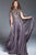48131 Beaded High Neck Chiffon A-line Gown With Cape