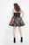 Rachel Allan - 4818 Lace Sweetheart Printed Satin A-line Dress In Black