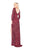 Cassandra Stone - 4820A High Slit Allover Sequin Evening Gown