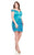 Rachel Allan Curves - 4826 Sequined Off-Shoulder Sheath Dress In Green