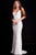 48297 Sleeveless Beaded Sweetheart Sheath Gown