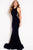 48333 Sleeveless Ornate Strapped Jersey Gown