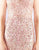 Mac Duggal Flash - 4834L Allover Sequin High Slit Sleeveless Gown In Gold and Pink