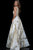 48363 Sleeveless Beaded Bateau A-line Dress