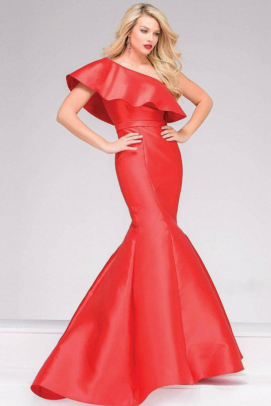 One Shoulder Mermaid Prom Dress 48400