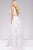 Embroidered Plunging Neckline A-line Prom Gown 48430