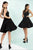 Ieena Duggal - 48478I Classic V-Neck Flutter A-line Dress