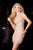 Scala - 48484 Sequined Bateau Neck Sheath Dress in Pink