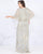 Mac Duggal - Embellished Plunging V-neck Sheath Dress 4858F In Silver and Gold