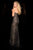 48590 Dress in Black and Nude