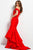 48602 Off Shoulder Satin Mermaid Gown