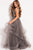 48739 Embellished Bateau A-line Dress