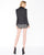 Mac Duggal - 48744R Beaded Two Piece Romper Jacket In Black
