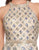 Cassandra Stone - 4876A Stone Embellished Halter Gown with Slit In Silver and Nude