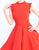 Ieena Duggal - 48772I Sleeveless Keyhole Style Back Cocktail Dress in Red