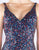 Mac Duggal Flash - 4877L Embellished Fitted V-Neck Evening Gown In Blue and Multi-Color