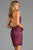SCALA - Fitted String Strapped Sequin Dress 48782 In Red