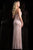 Scala - 48791 Sequined Sweetheart Bodice Long Sheath Gown In Pink