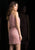 Scala - 48829 Sleeveless Scoop Beaded Short Dress In Pink