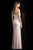 Scala - 48836 Shimmering Strapless Sequined Evening Gown In Pink