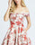 Mac Duggal Evening - 48873D Floral Print Off-Shoulder Ballgown In Red and Print