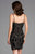 Scala - 48902 Fitted Sequined Sweetheart Cocktail Dress In Black