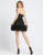 Ieena Duggal - 48941I Scoop Neck Tulle A-line Dress In Black