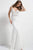 48947 Embellished Deep V-neck Dress