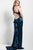 48965 Sleeveless Ruffled Back Gown