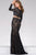 Lace Fitted Two-Piece Long Sleeve Prom Dress 48989