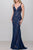 Fitted Lace Prom Dress 48994