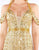 Mac Duggal Prom - 4901M Sequined Cold Shoulder Plunging Gown In Gold