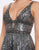 Mac Duggal Prom - 4906M Glimmering Sequin Embellished A-Line Prom Gown In Black and Silver