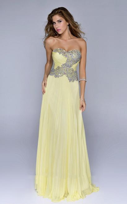 8005 Dress in Lemon