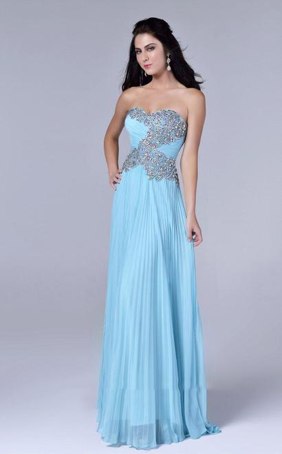8005 Dress in Aqua