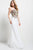 49387 Floral Motif Jeweled Gown