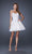 La Femme - 20451 Lace Sweetheart A-line Dress In White