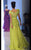 MNM Couture - 2153 Scoop Neck Lace Draped Evening Gown in Green