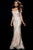 Jovani Embroidered Off Shoulder Fitted Dress 49634 - 1 pc Gold In Size 4 Available In Gold
