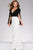 Slit Sleeves V-Neck Sheath Dress 49644