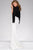 Slit Sleeves V-Neck Sheath Dress 49644