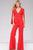 Hanging Sleeve Knit Jumpsuit 49723
