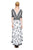 Tadashi Shoji - Lace Embellished High Low Dress In White and Black