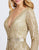 Mac Duggal Evening - 4977D Long Sleeve Sequin-Textured A-Line Gown In Neutral