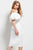 49793 Ruched Puffy Sleeve Off-Shoulder Dress