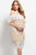 49816 Lace Off Shoulder Sheath Dress