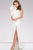 Elegant Scuba High Slit Prom Dress 49868