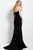 49902 Decorative Button Ornate Ponte Gown