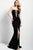 49902 Decorative Button Ornate Ponte Gown