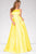 Charming Sleeveless Straight-Across Satin Ball gown 49921